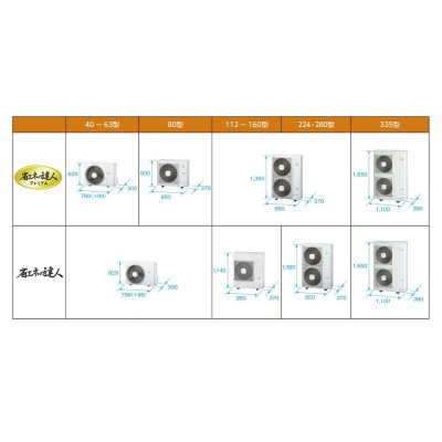 画像2: 新潟・長野・石川・富山・福井・山梨・業務用エアコン　日立　てんかせ4方向　シングル　RCI-AP80GHJ2　80型（3馬力）　「省エネの達人・プレミアム」　単相200V