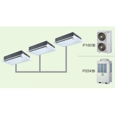 画像1: 新潟・長野・石川・富山・福井・山梨・業務用エアコン　東芝　1方向吹出し　同時トリプル　ワイヤードリモコン　省工ネneo　ASSC22455M　P224（8馬力）　スーパーパワーエコキュープ　三相200V