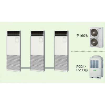 画像1: 新潟・長野・石川・富山・福井・山梨・業務用エアコン　東芝　床置き　スタンドタイプ　同時トリプル　AFEE22455B2　P224（8馬力）　スマートエコR　三相200Ｖ